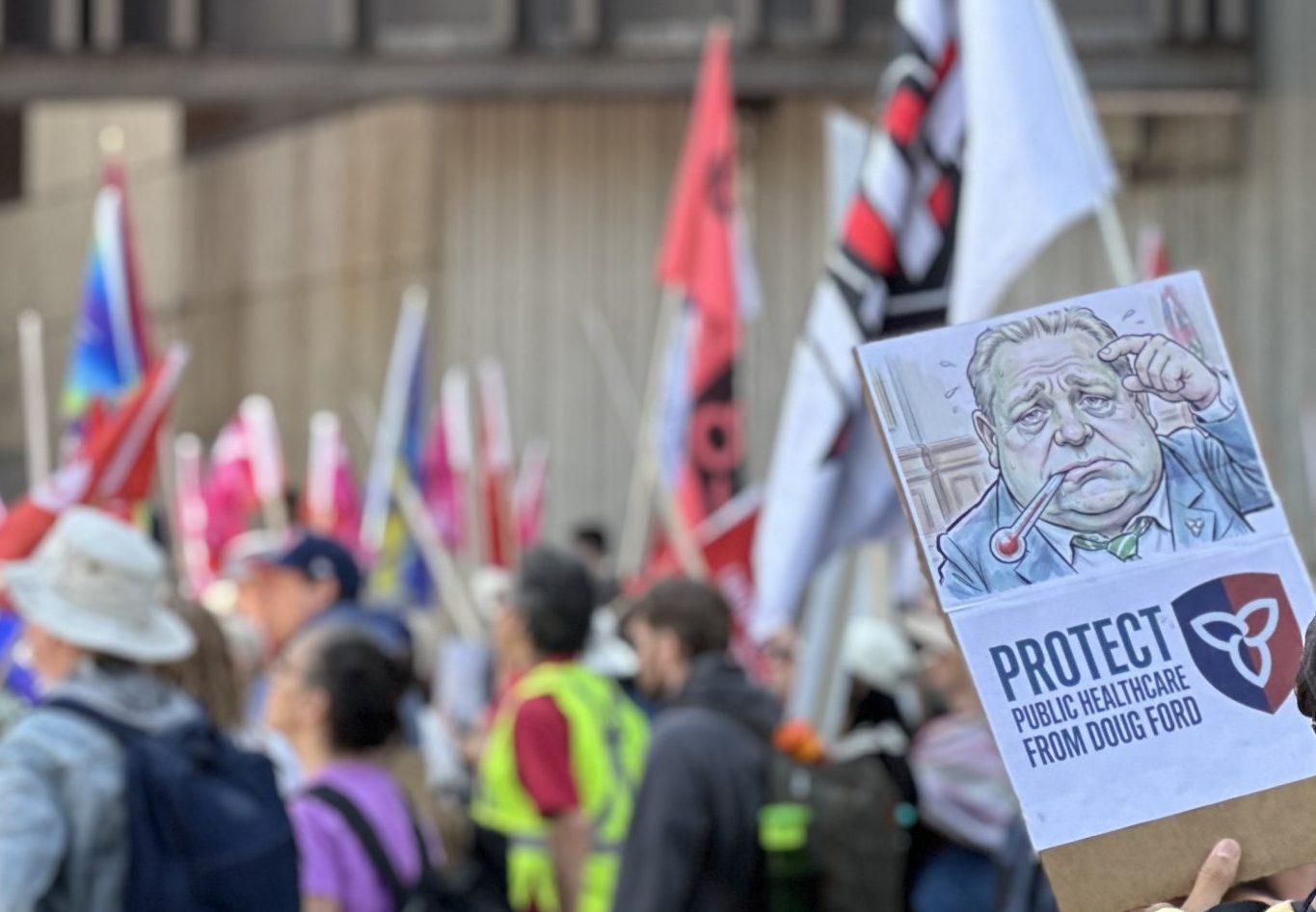 OHC “Get on Board” protest draws thousands to Queen’s Park